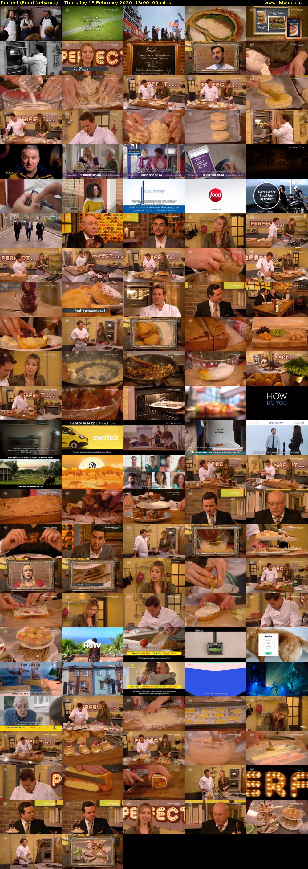 Perfect (Food Network) Thursday 13 February 2020 13:00 - 14:00