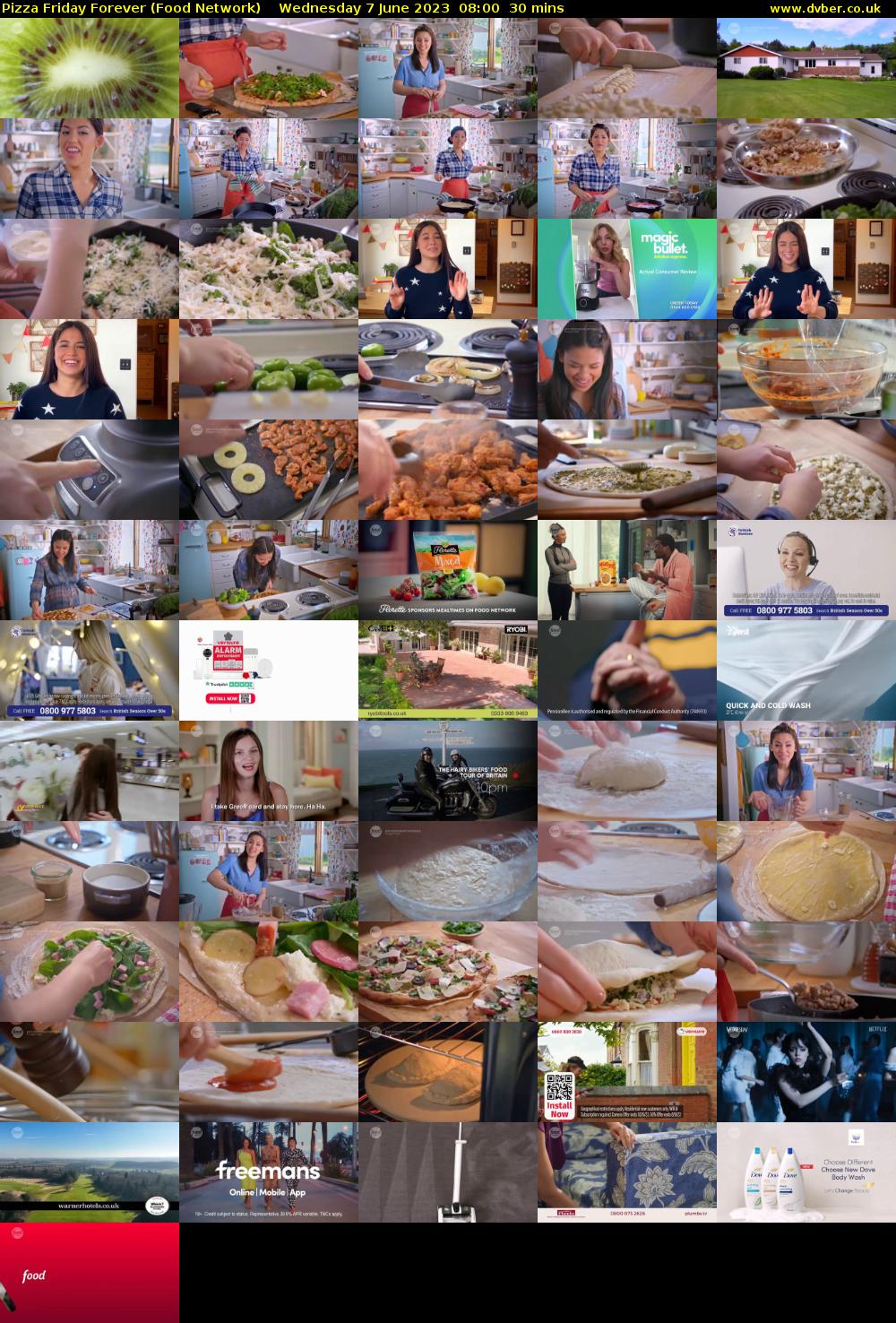 Pizza Friday Forever (Food Network) Wednesday 7 June 2023 08:00 - 08:30