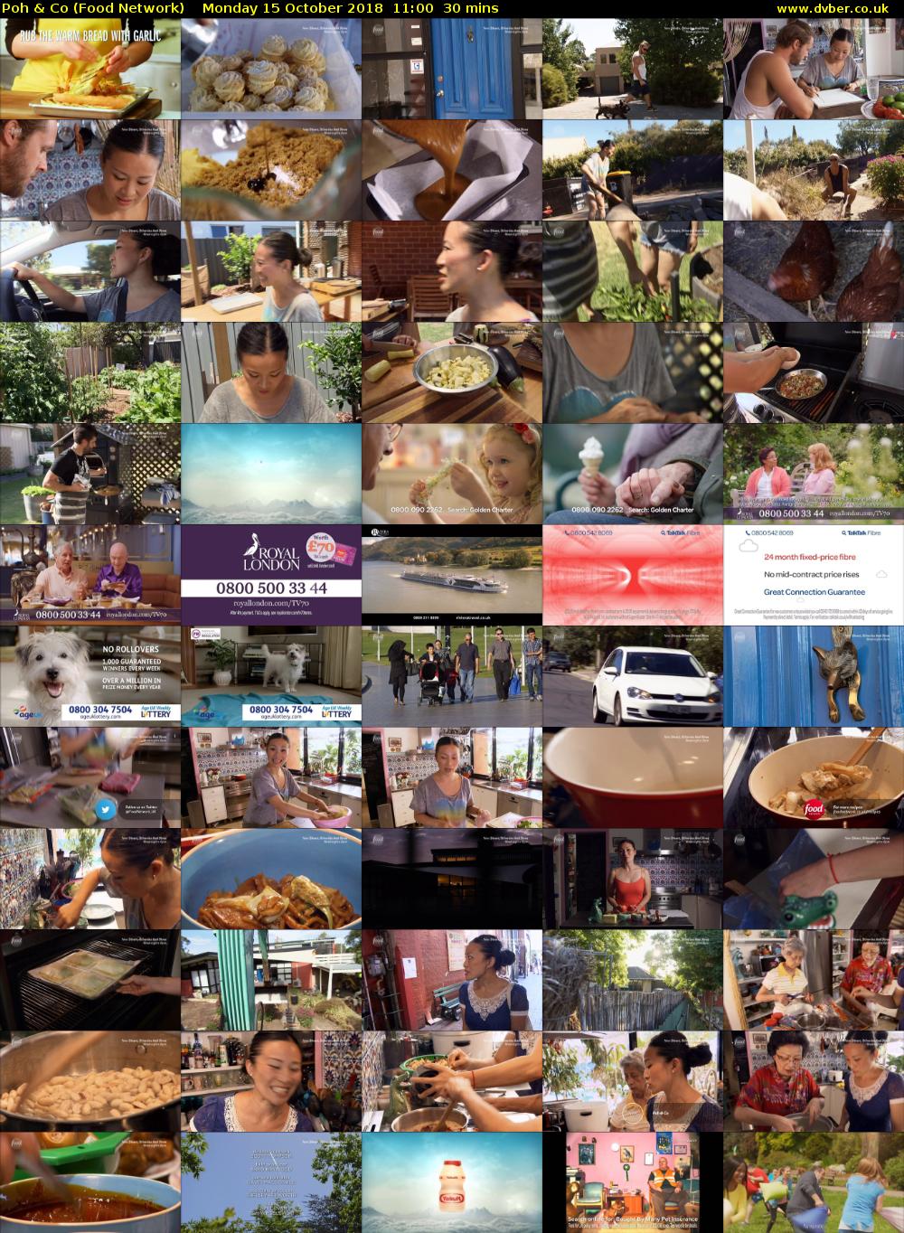 Poh & Co (Food Network) Monday 15 October 2018 11:00 - 11:30