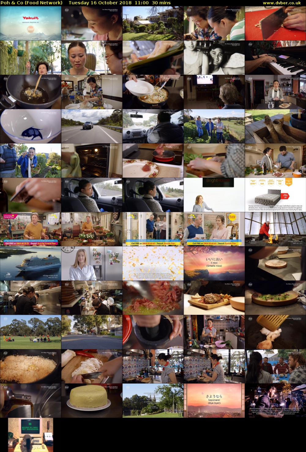 Poh & Co (Food Network) Tuesday 16 October 2018 11:00 - 11:30
