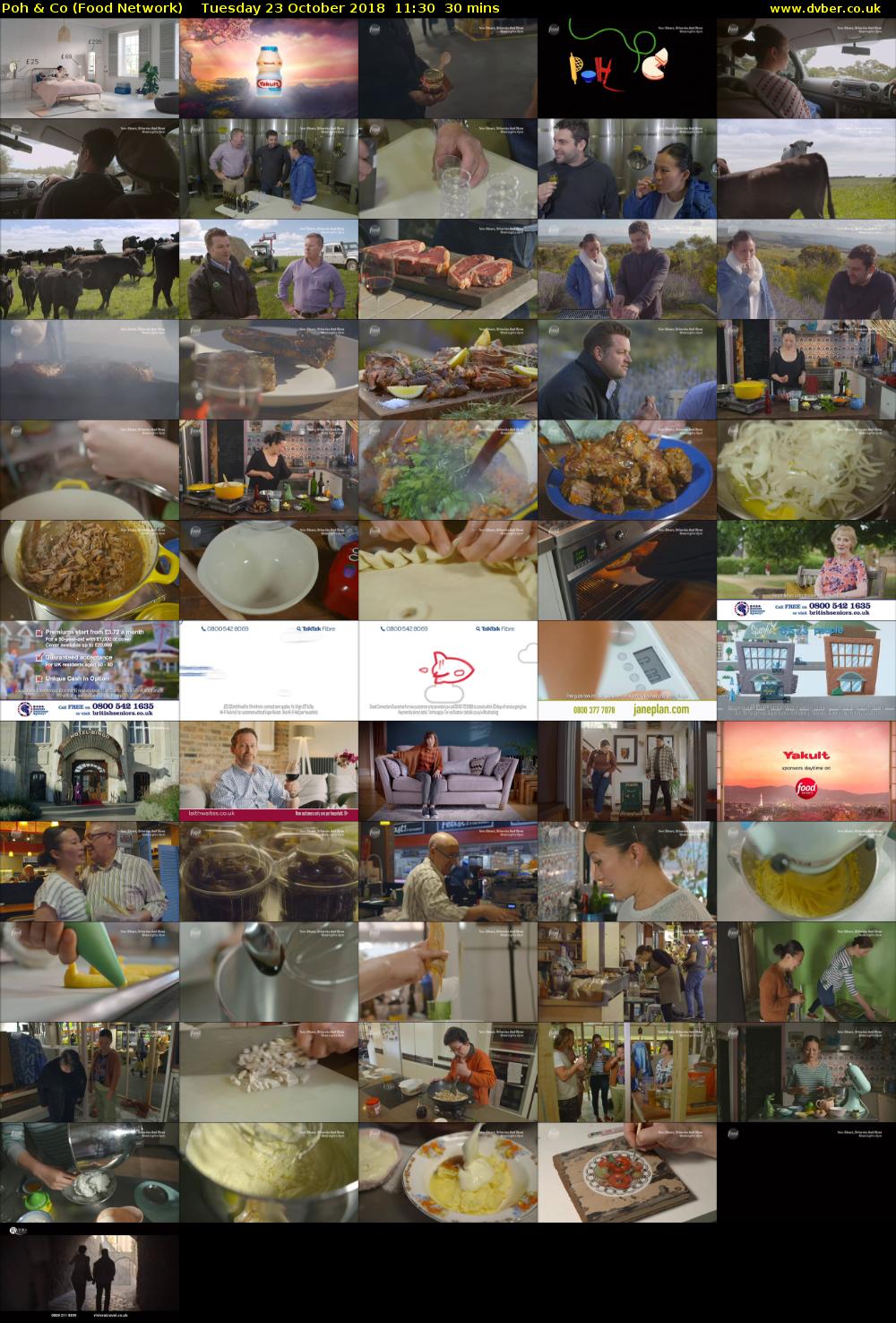 Poh & Co (Food Network) Tuesday 23 October 2018 11:30 - 12:00