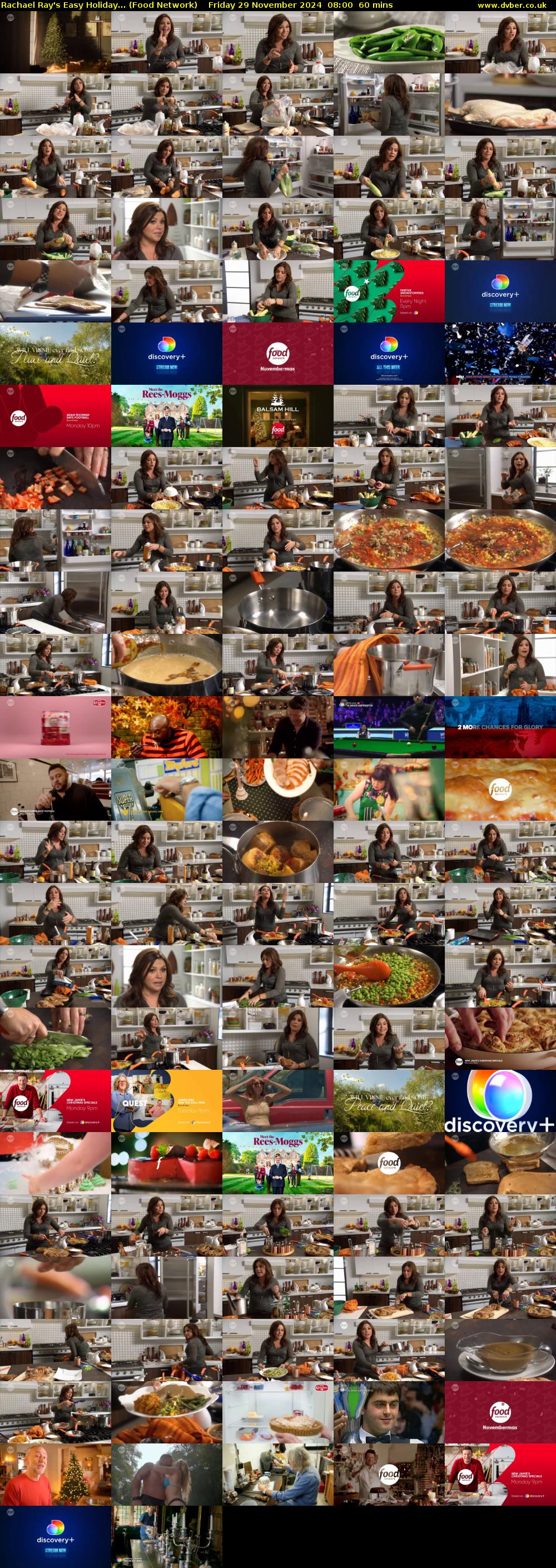 Rachael Ray's Easy Holiday... (Food Network) Friday 29 November 2024 08:00 - 09:00