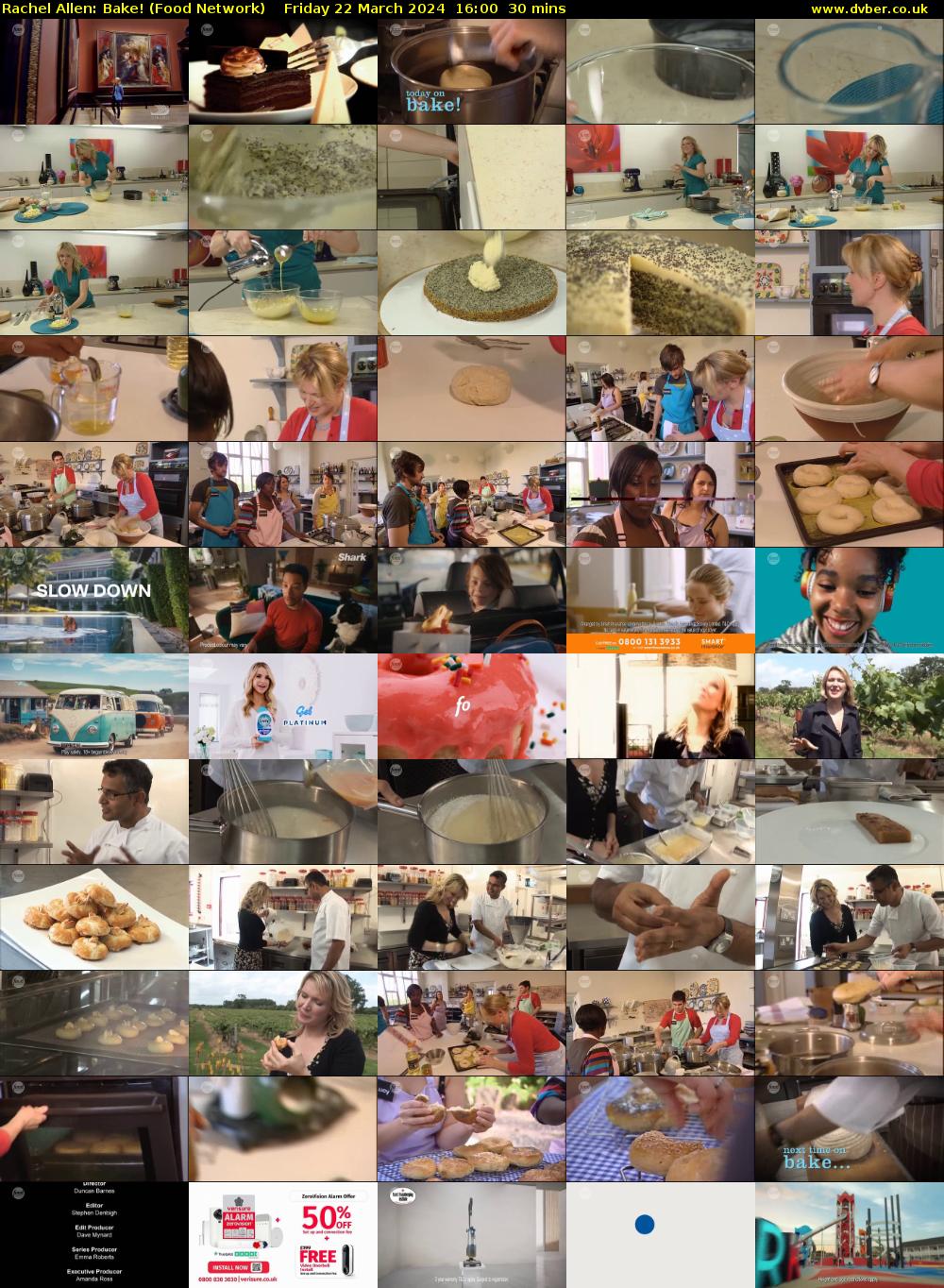 Rachel Allen: Bake! (Food Network) Friday 22 March 2024 16:00 - 16:30