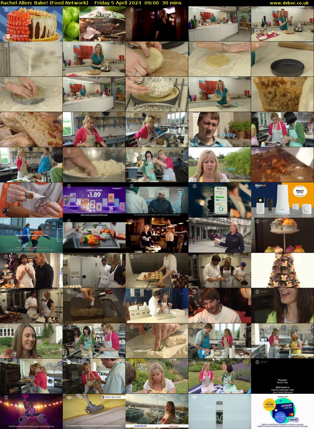 Rachel Allen: Bake! (Food Network) Friday 5 April 2024 09:00 - 09:30