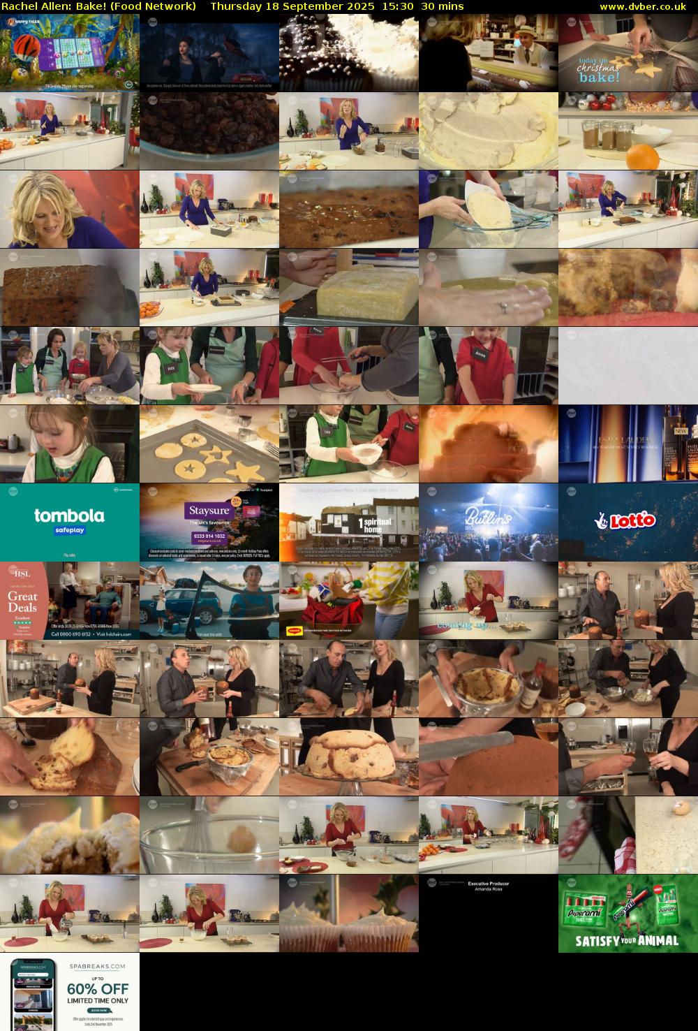 Rachel Allen: Bake! (Food Network) Thursday 18 September 2025 15:30 - 16:00