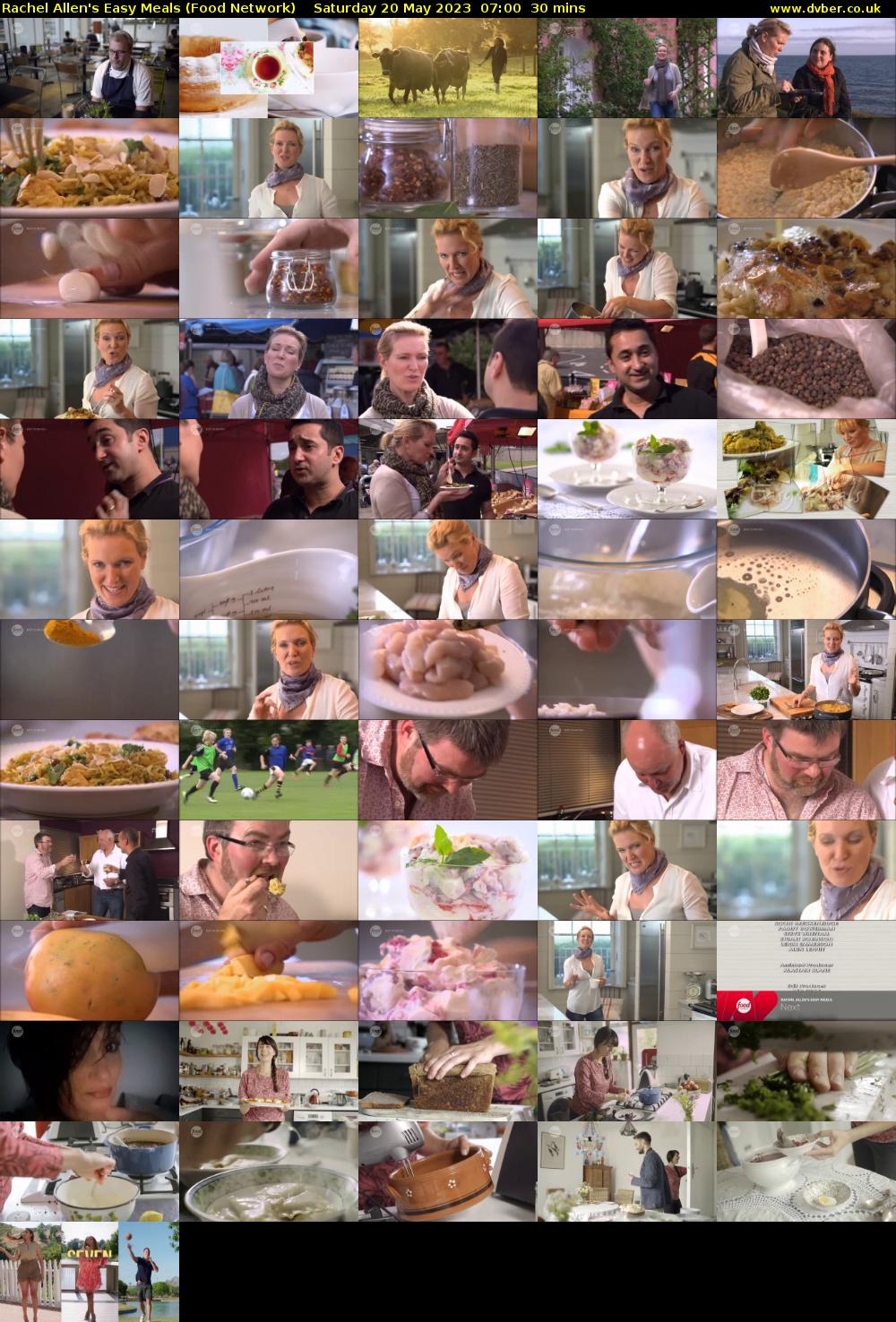 Rachel Allen's Easy Meals (Food Network) Saturday 20 May 2023 07:00 - 07:30