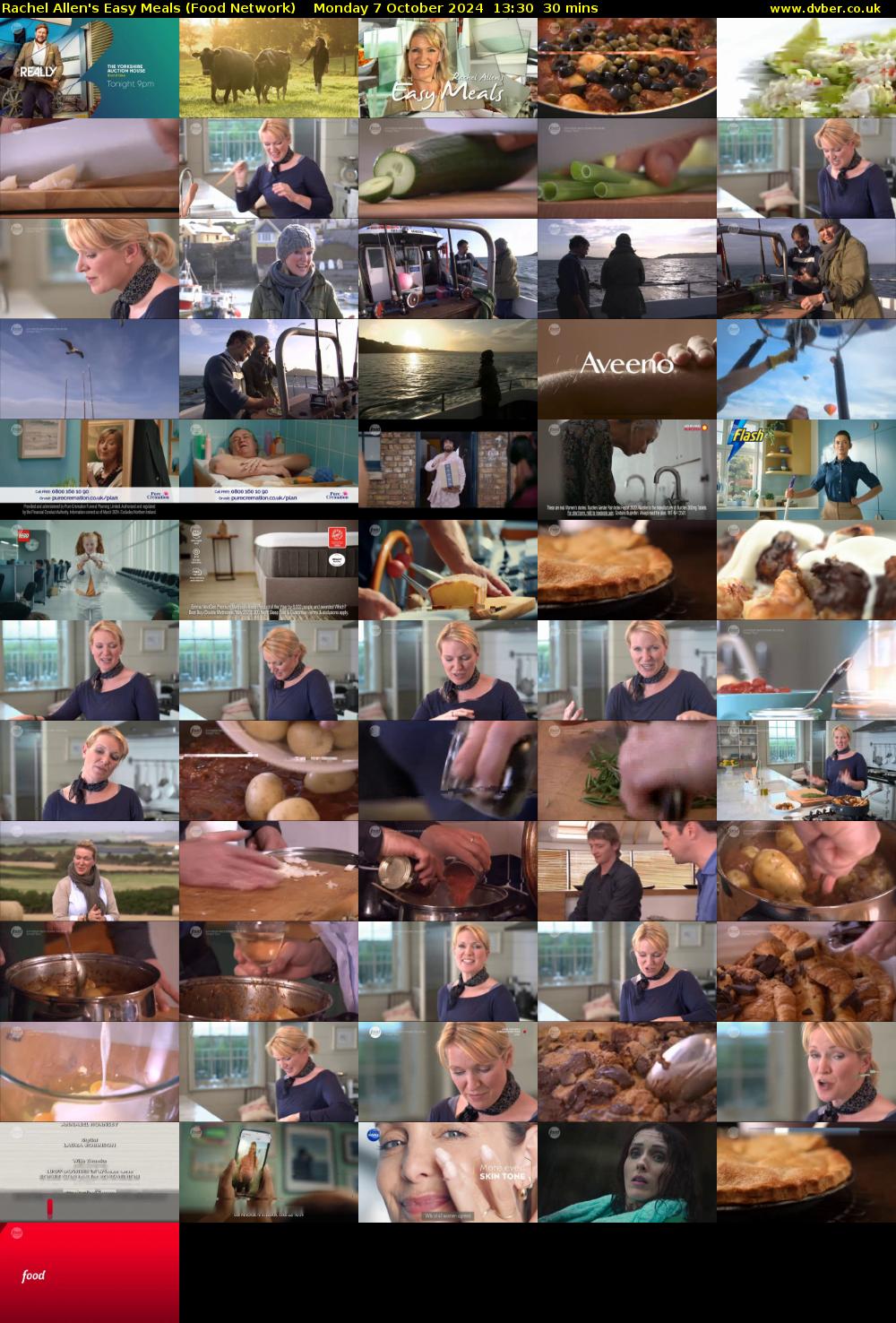 Rachel Allen's Easy Meals (Food Network) Monday 7 October 2024 13:30 - 14:00