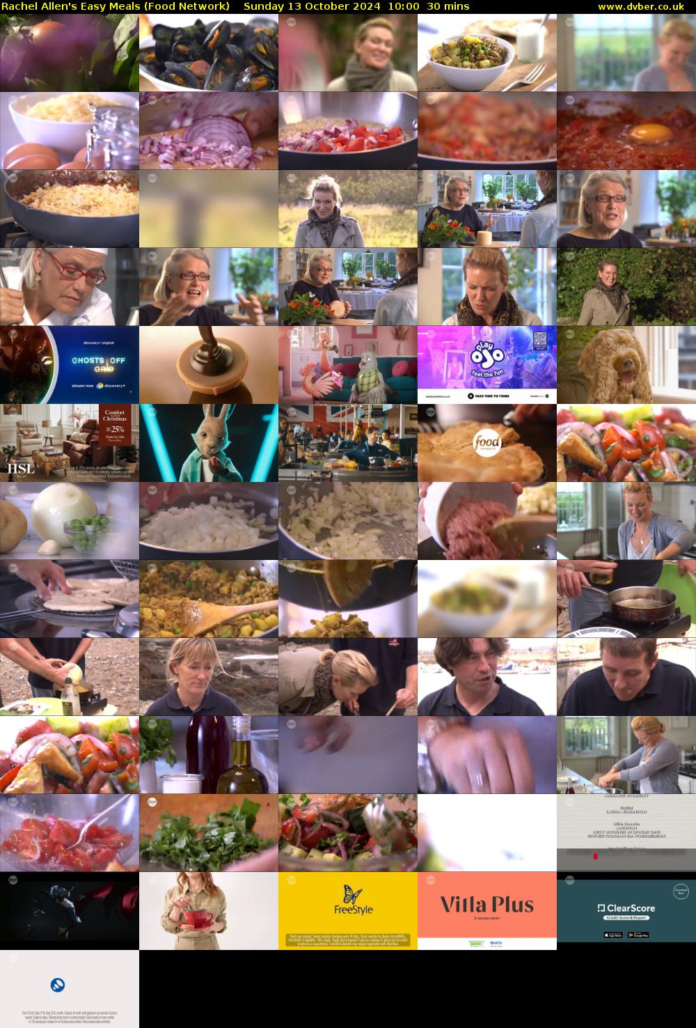 Rachel Allen's Easy Meals (Food Network) Sunday 13 October 2024 10:00 - 10:30