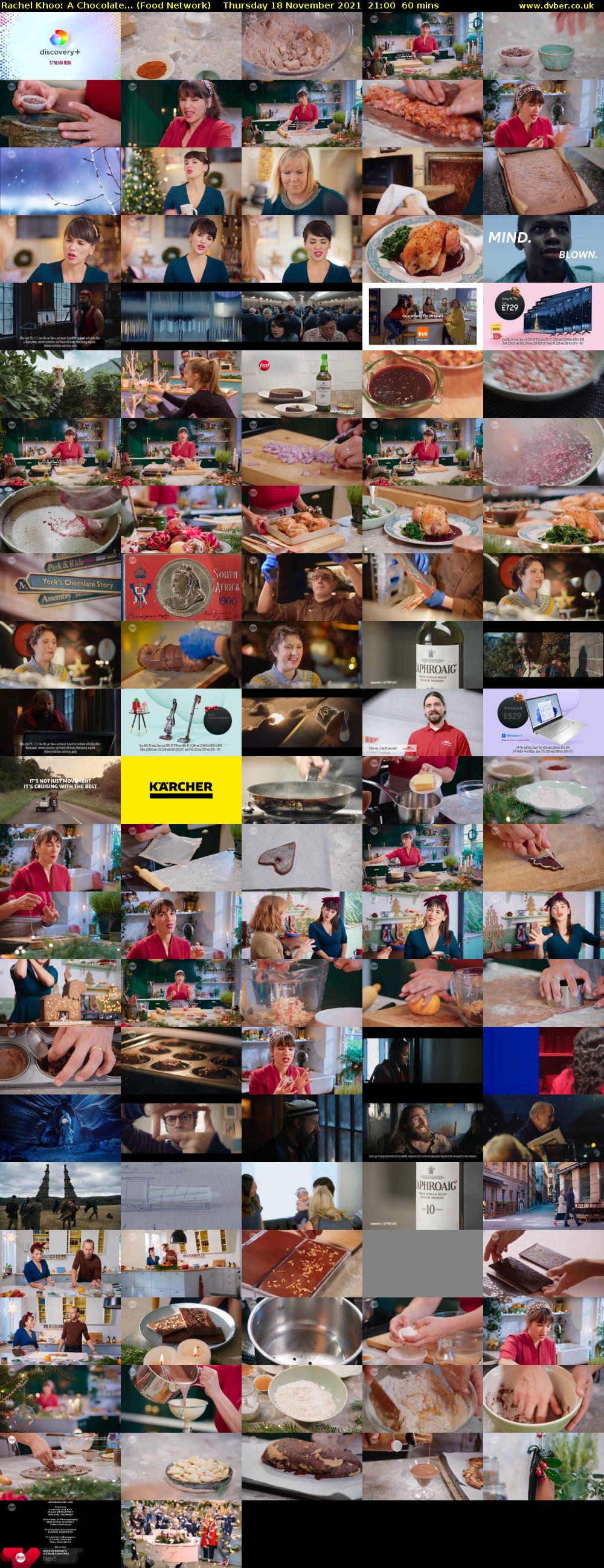 Rachel Khoo: A Chocolate... (Food Network) Thursday 18 November 2021 21:00 - 22:00