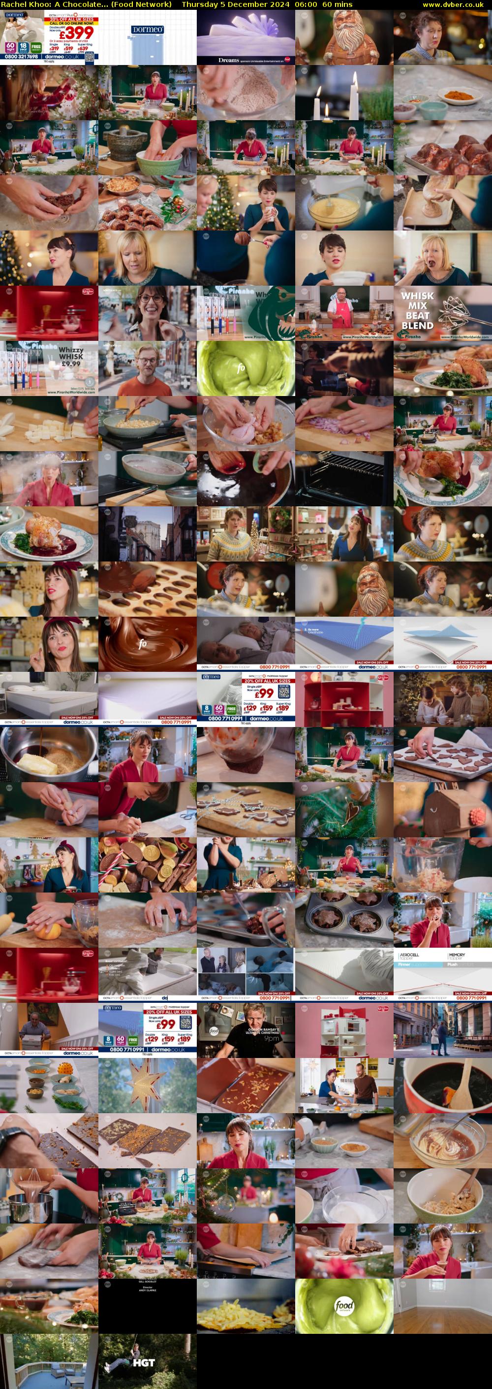 Rachel Khoo: A Chocolate... (Food Network) Thursday 5 December 2024 06:00 - 07:00