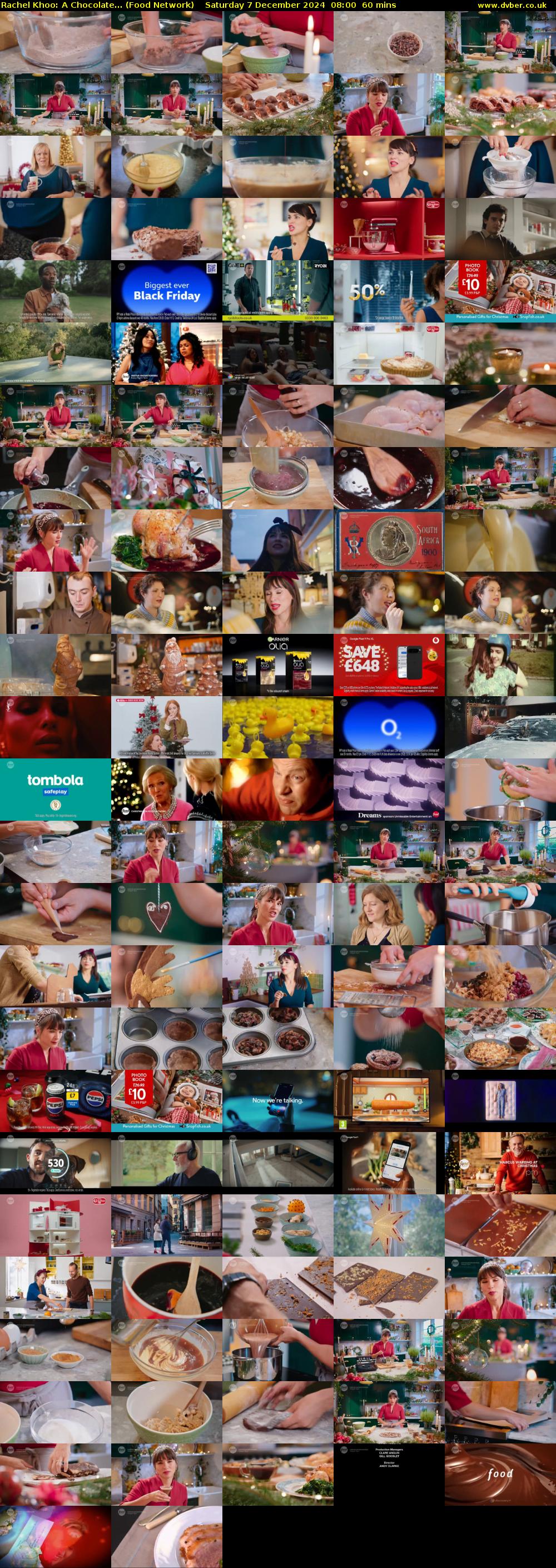 Rachel Khoo: A Chocolate... (Food Network) Saturday 7 December 2024 08:00 - 09:00