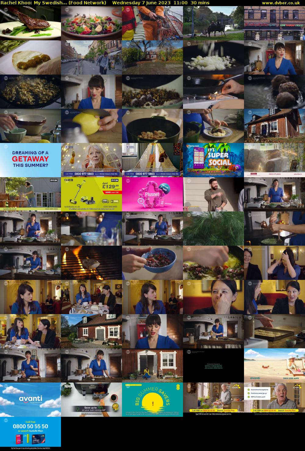 Rachel Khoo: My Swedish... (Food Network) Wednesday 7 June 2023 11:00 - 11:30