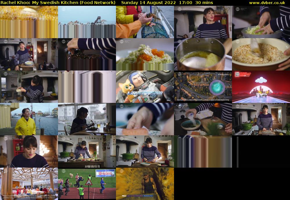 Rachel Khoo: My Swedish Kitchen (Food Network) Sunday 14 August 2022 17:00 - 17:30