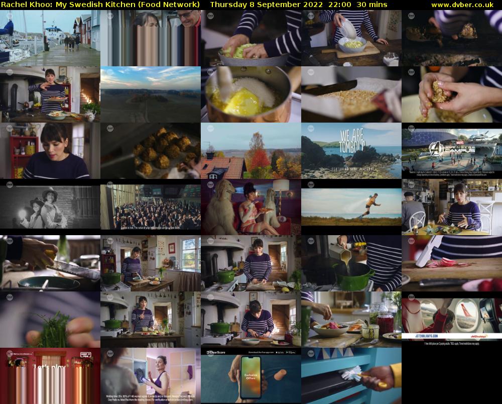 Rachel Khoo: My Swedish Kitchen (Food Network) Thursday 8 September 2022 22:00 - 22:30
