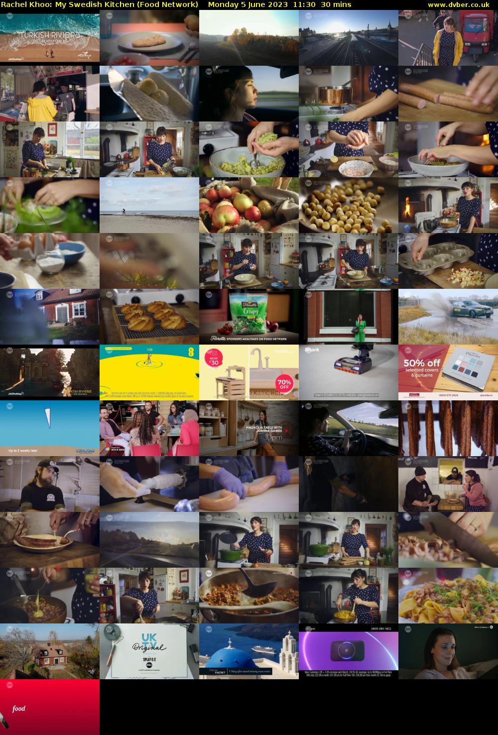 Rachel Khoo: My Swedish Kitchen (Food Network) Monday 5 June 2023 11:30 - 12:00