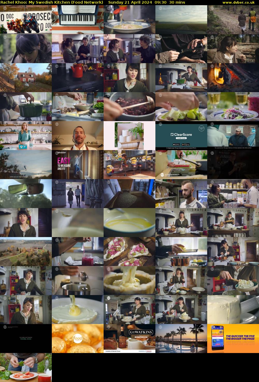 Rachel Khoo: My Swedish Kitchen (Food Network) Sunday 21 April 2024 09:30 - 10:00