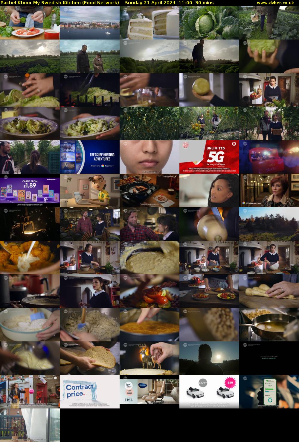Rachel Khoo: My Swedish Kitchen (Food Network) Sunday 21 April 2024 11:00 - 11:30