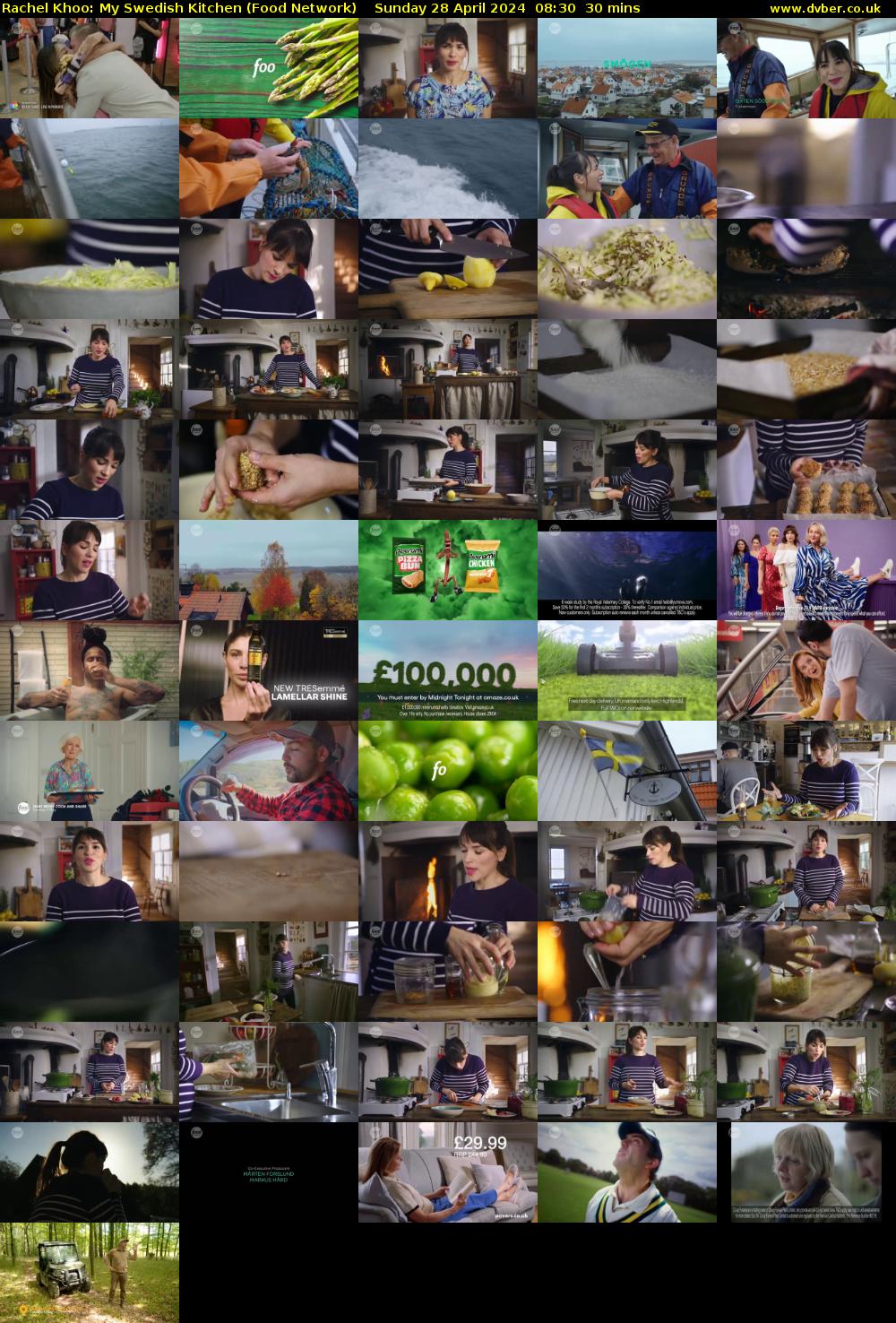 Rachel Khoo: My Swedish Kitchen (Food Network) Sunday 28 April 2024 08:30 - 09:00