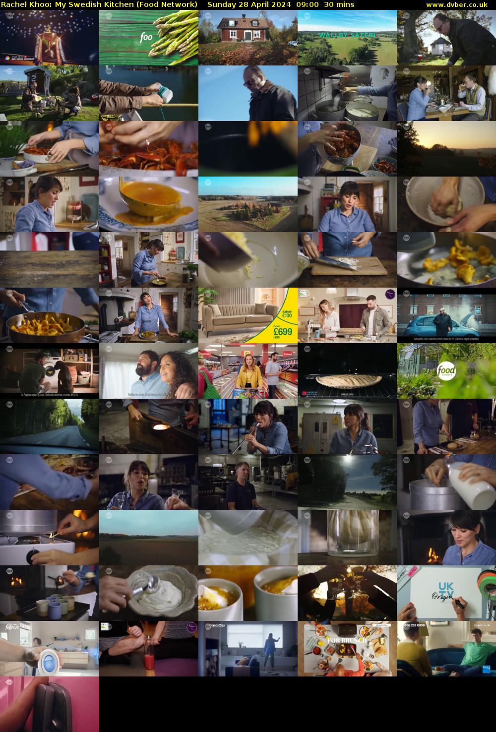 Rachel Khoo: My Swedish Kitchen (Food Network) Sunday 28 April 2024 09:00 - 09:30