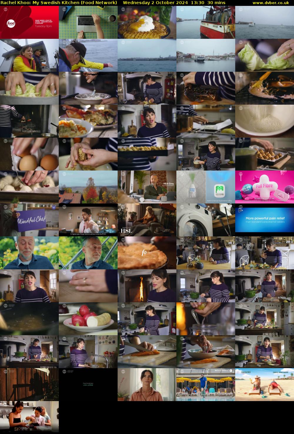 Rachel Khoo: My Swedish Kitchen (Food Network) Wednesday 2 October 2024 13:30 - 14:00
