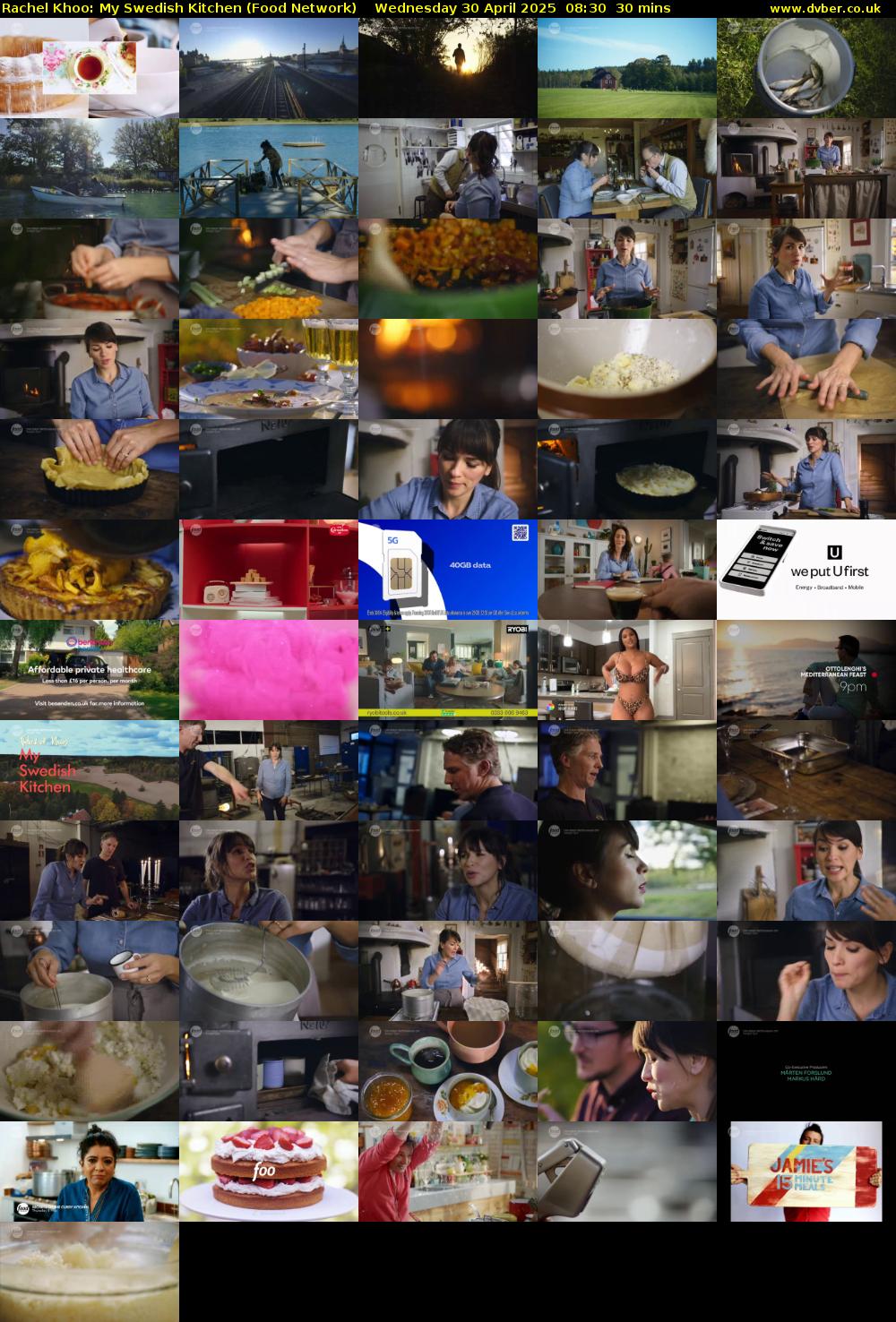 Rachel Khoo: My Swedish Kitchen (Food Network) Wednesday 30 April 2025 08:30 - 09:00