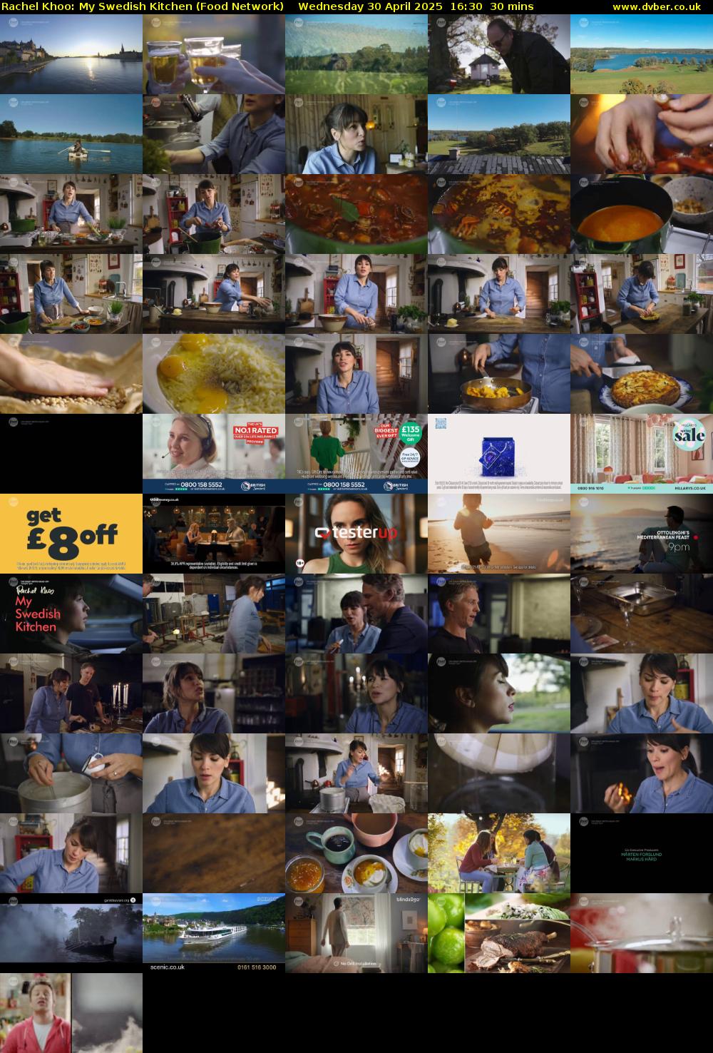Rachel Khoo: My Swedish Kitchen (Food Network) Wednesday 30 April 2025 16:30 - 17:00