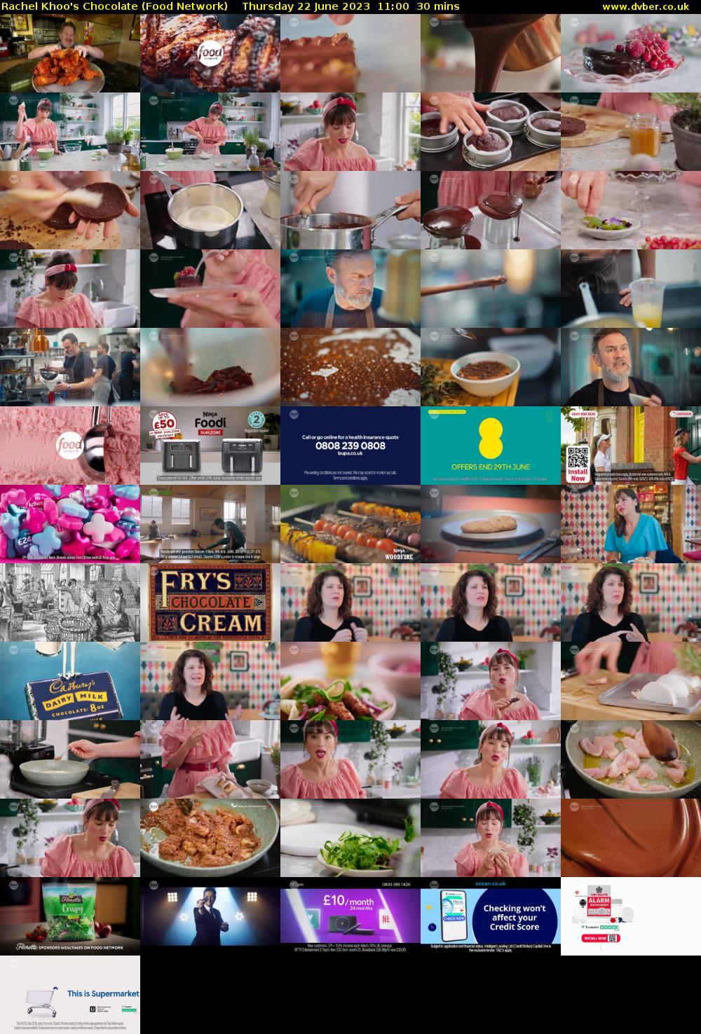 Rachel Khoo's Chocolate (Food Network) Thursday 22 June 2023 11:00 - 11:30