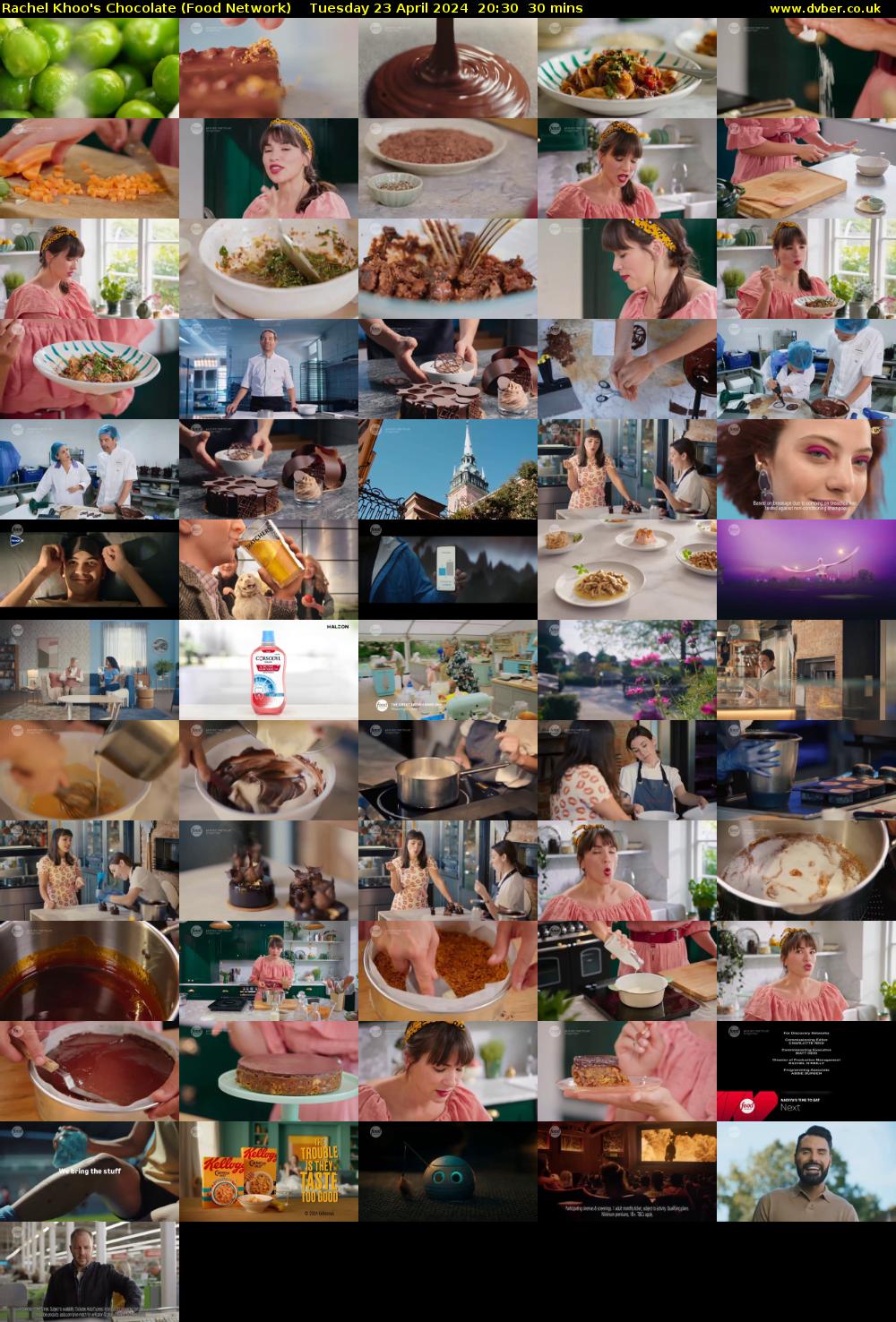Rachel Khoo's Chocolate (Food Network) Tuesday 23 April 2024 20:30 - 21:00