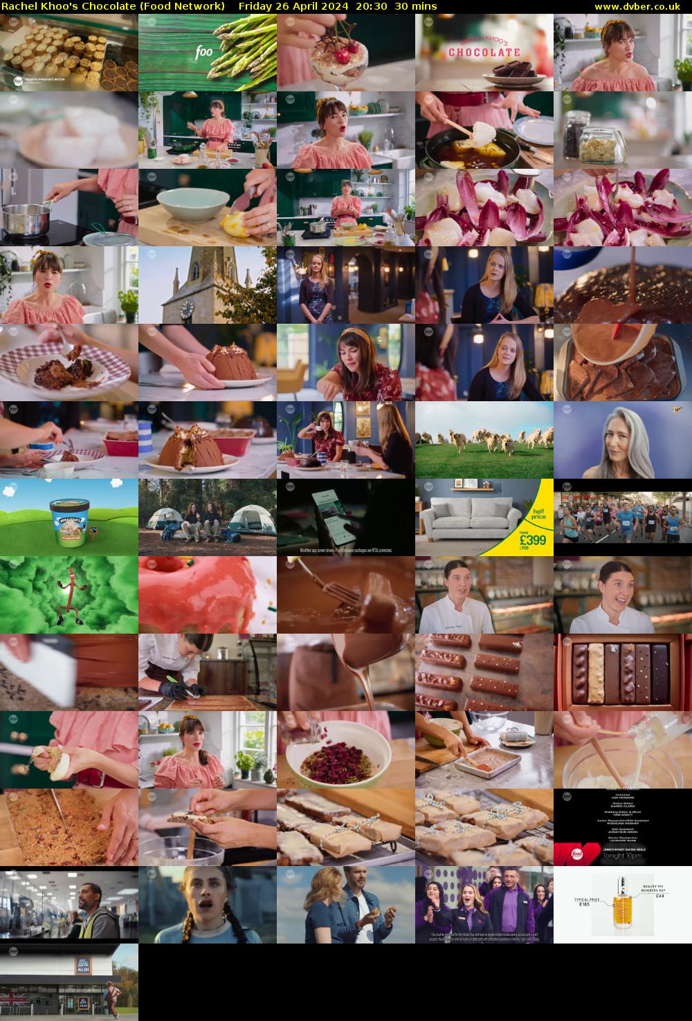 Rachel Khoo's Chocolate (Food Network) Friday 26 April 2024 20:30 - 21:00