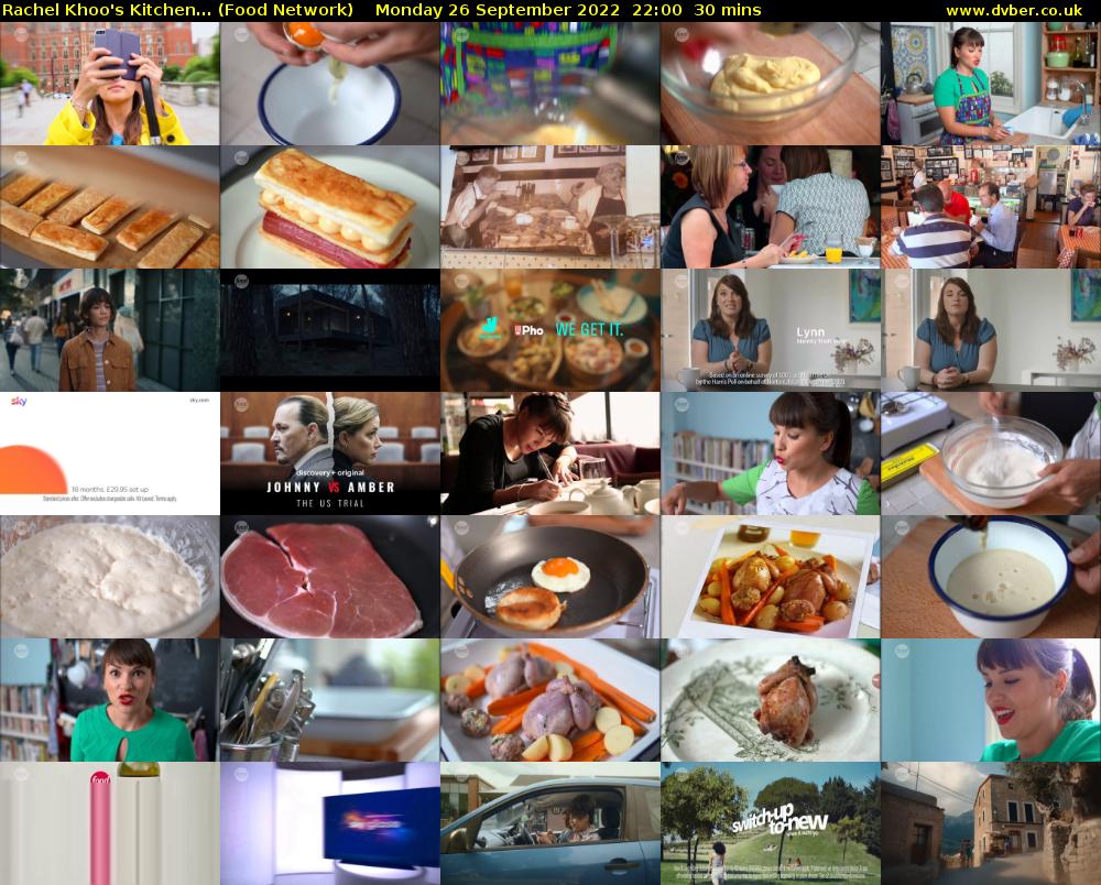 Rachel Khoo's Kitchen... (Food Network) Monday 26 September 2022 22:00 - 22:30