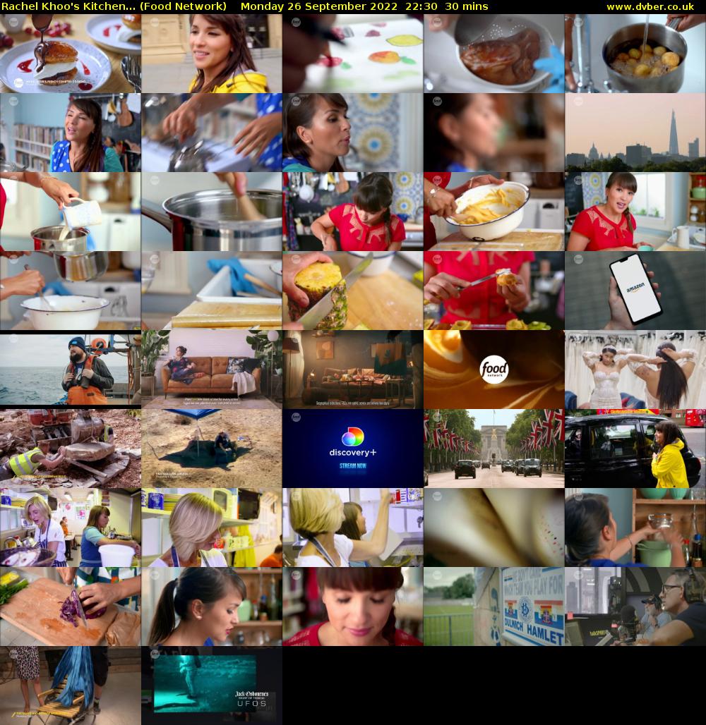 Rachel Khoo's Kitchen... (Food Network) Monday 26 September 2022 22:30 - 23:00