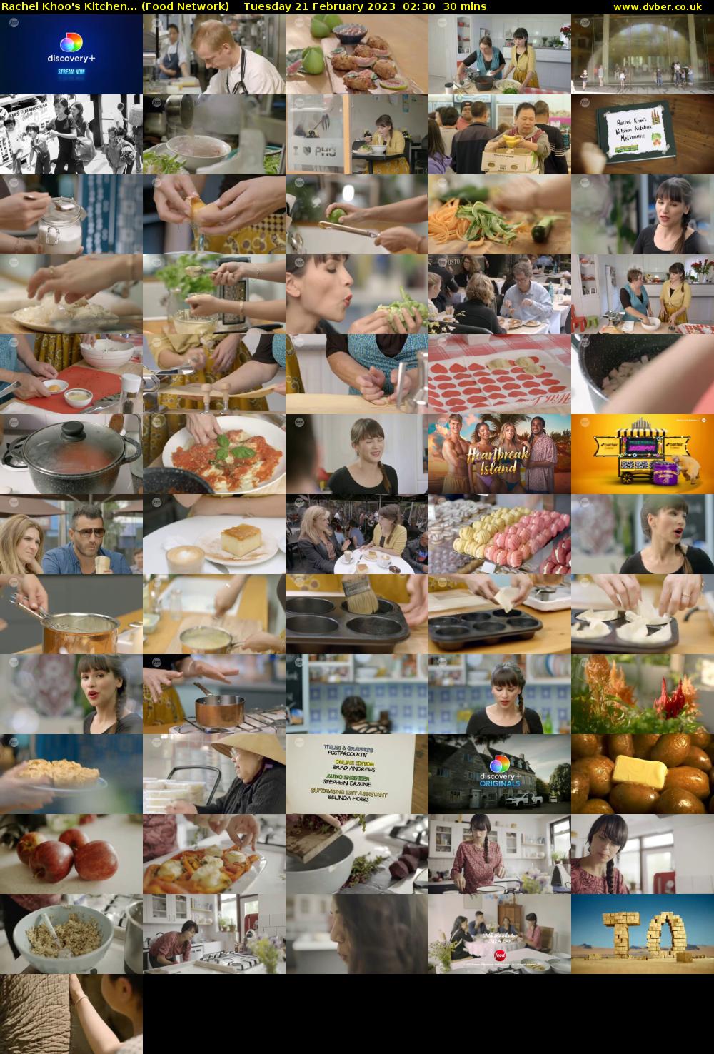 Rachel Khoo's Kitchen... (Food Network) Tuesday 21 February 2023 02:30 - 03:00