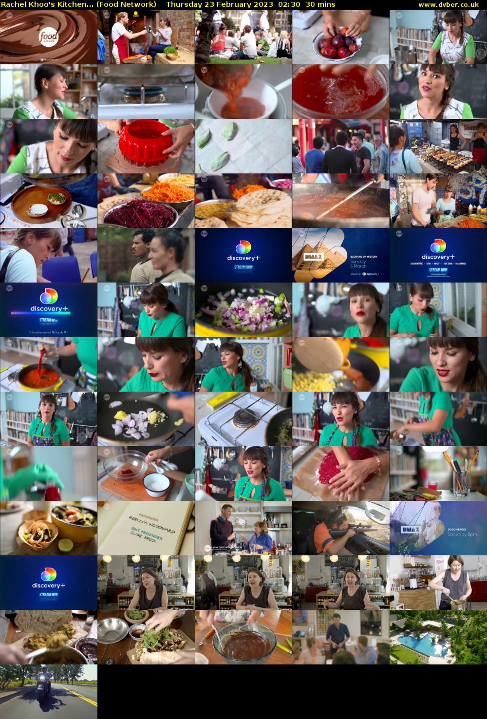 Rachel Khoo's Kitchen... (Food Network) Thursday 23 February 2023 02:30 - 03:00