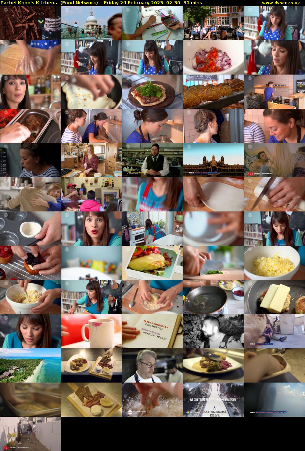 Rachel Khoo's Kitchen... (Food Network) Friday 24 February 2023 02:30 - 03:00