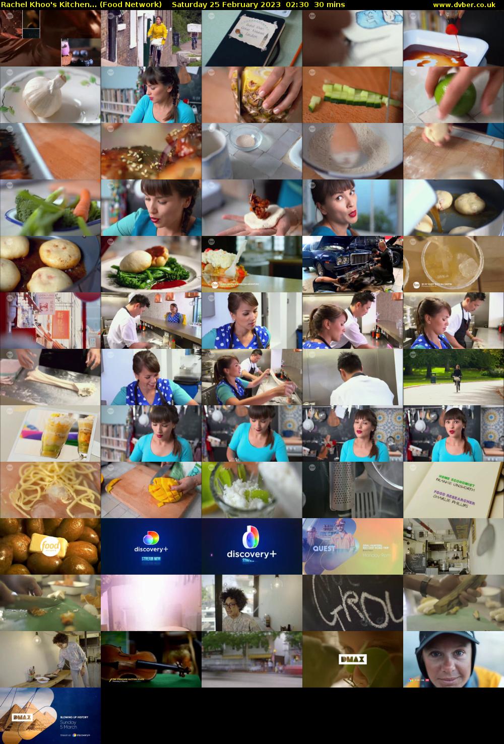 Rachel Khoo's Kitchen... (Food Network) Saturday 25 February 2023 02:30 - 03:00