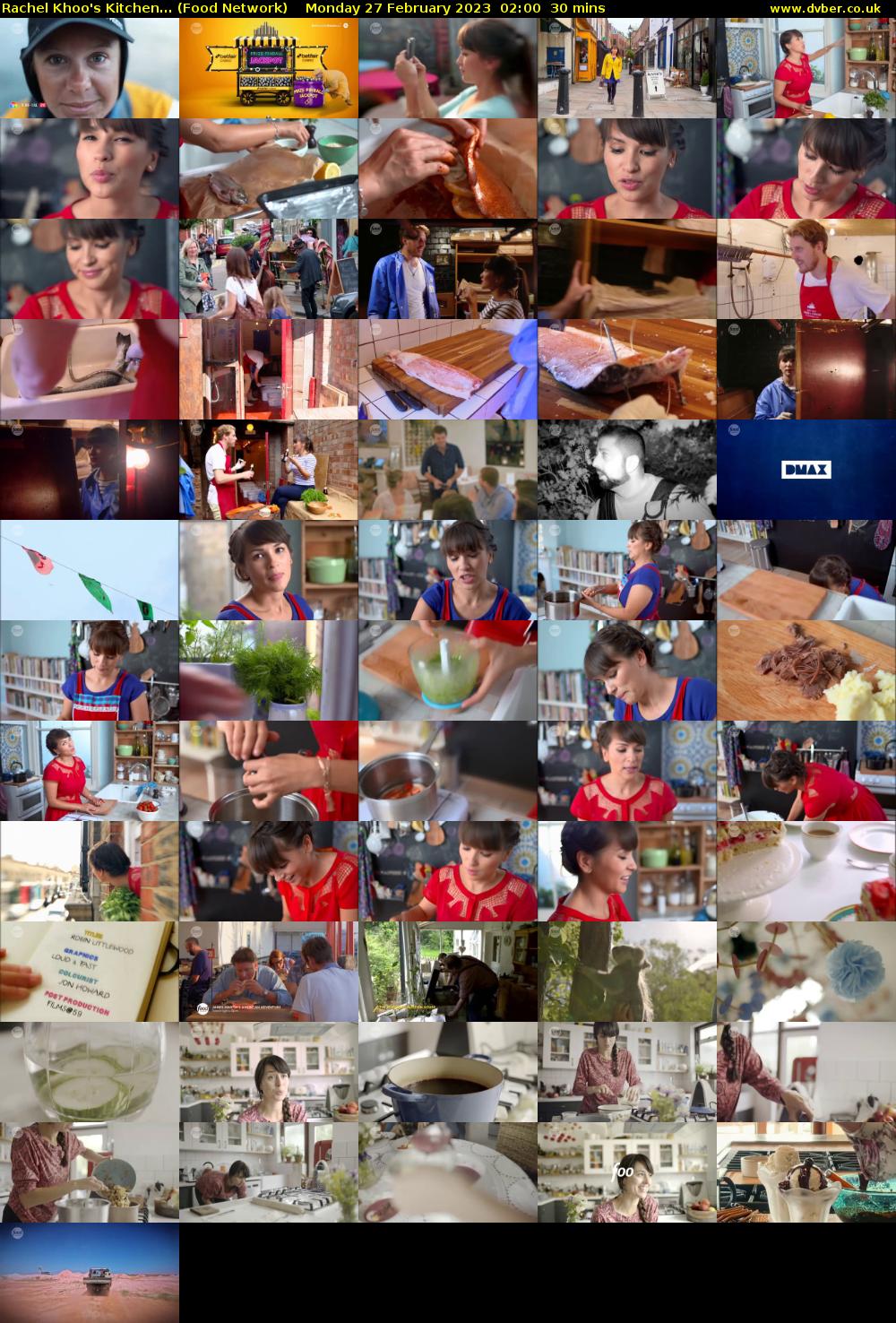 Rachel Khoo's Kitchen... (Food Network) Monday 27 February 2023 02:00 - 02:30