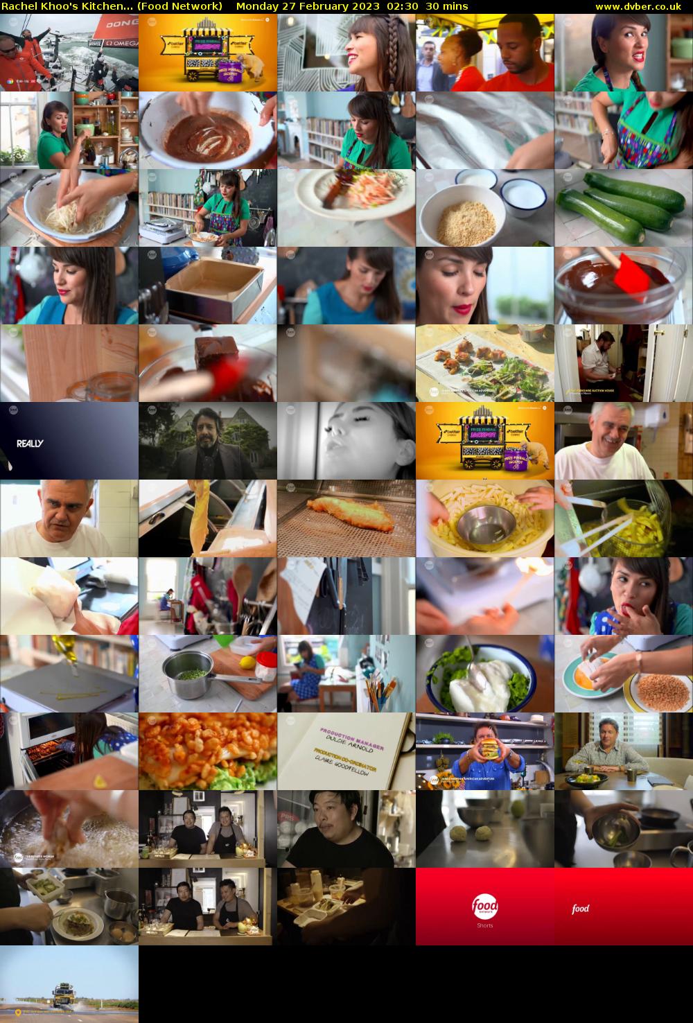 Rachel Khoo's Kitchen... (Food Network) Monday 27 February 2023 02:30 - 03:00