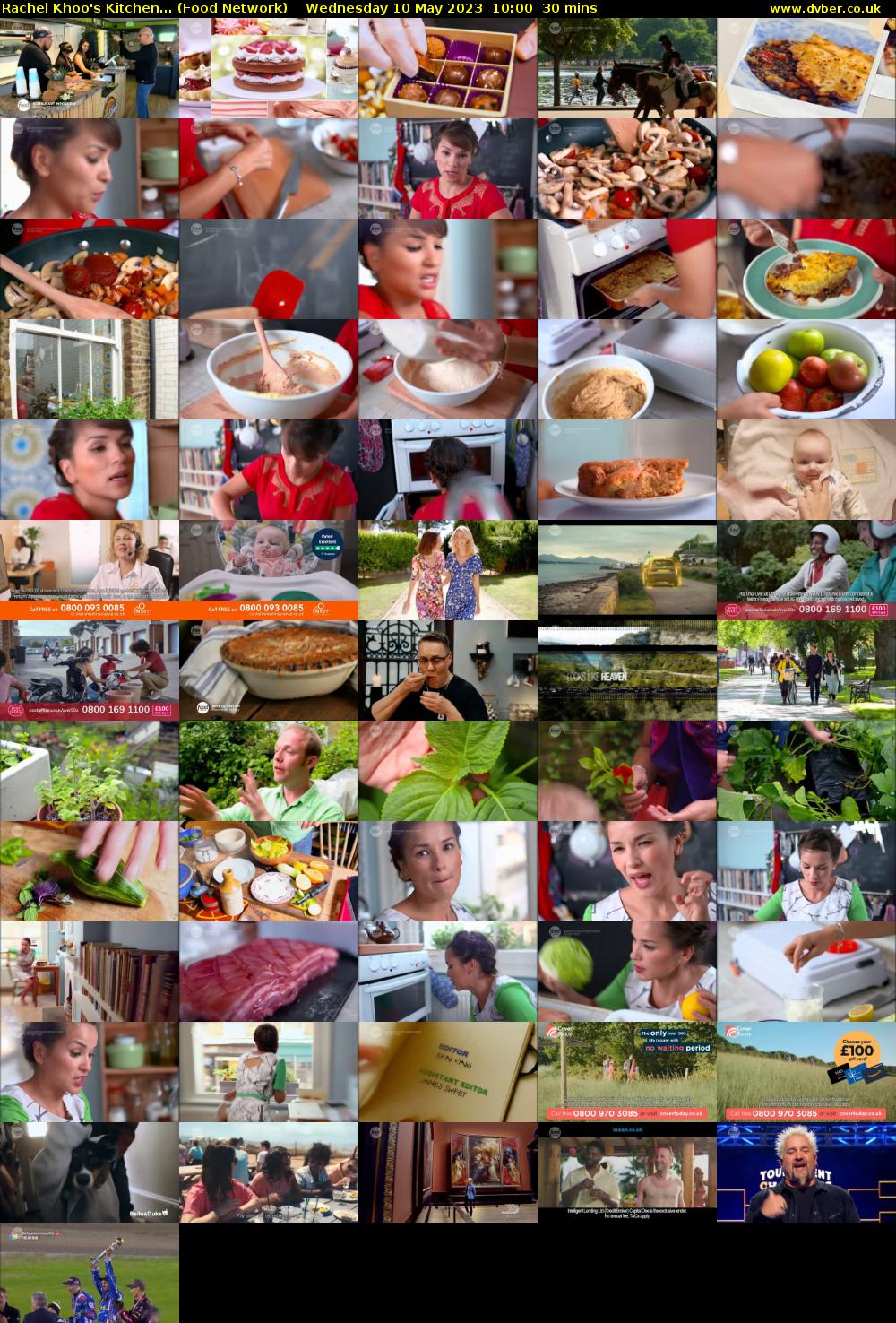 Rachel Khoo's Kitchen... (Food Network) Wednesday 10 May 2023 10:00 - 10:30