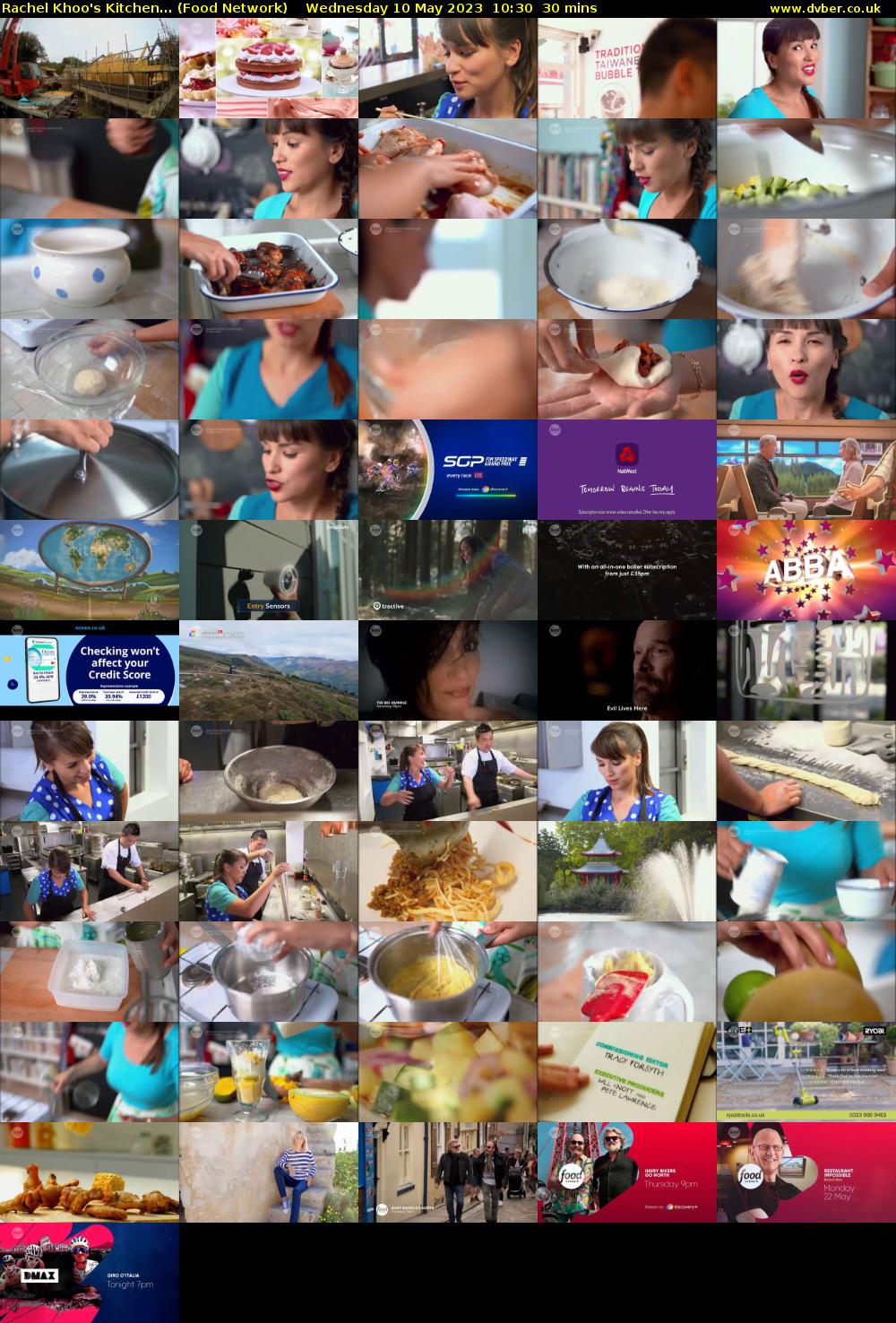 Rachel Khoo's Kitchen... (Food Network) Wednesday 10 May 2023 10:30 - 11:00