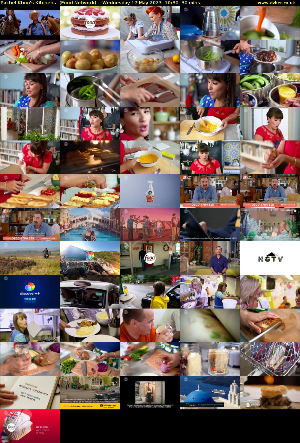 Rachel Khoo's Kitchen... (Food Network) Wednesday 17 May 2023 10:30 - 11:00