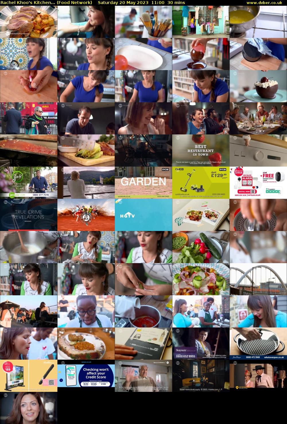 Rachel Khoo's Kitchen... (Food Network) Saturday 20 May 2023 11:00 - 11:30