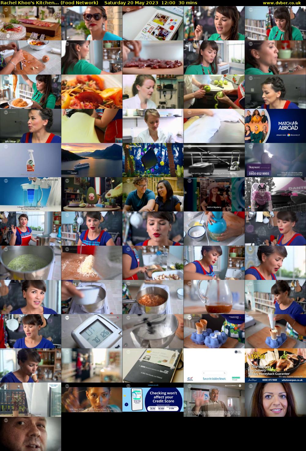 Rachel Khoo's Kitchen... (Food Network) Saturday 20 May 2023 12:00 - 12:30