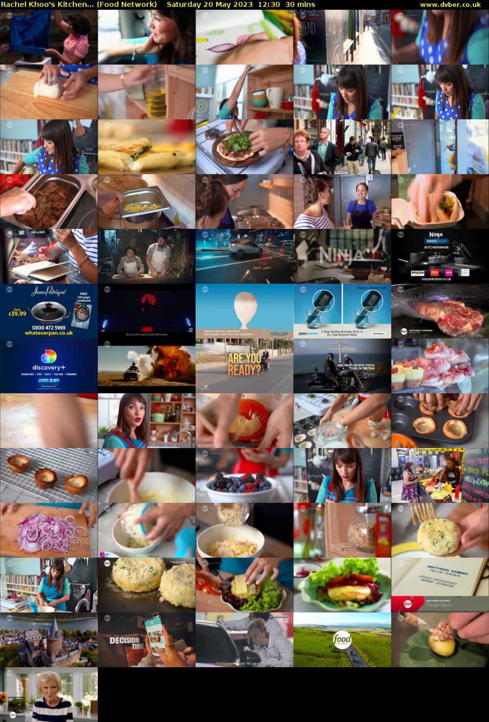 Rachel Khoo's Kitchen... (Food Network) Saturday 20 May 2023 12:30 - 13:00