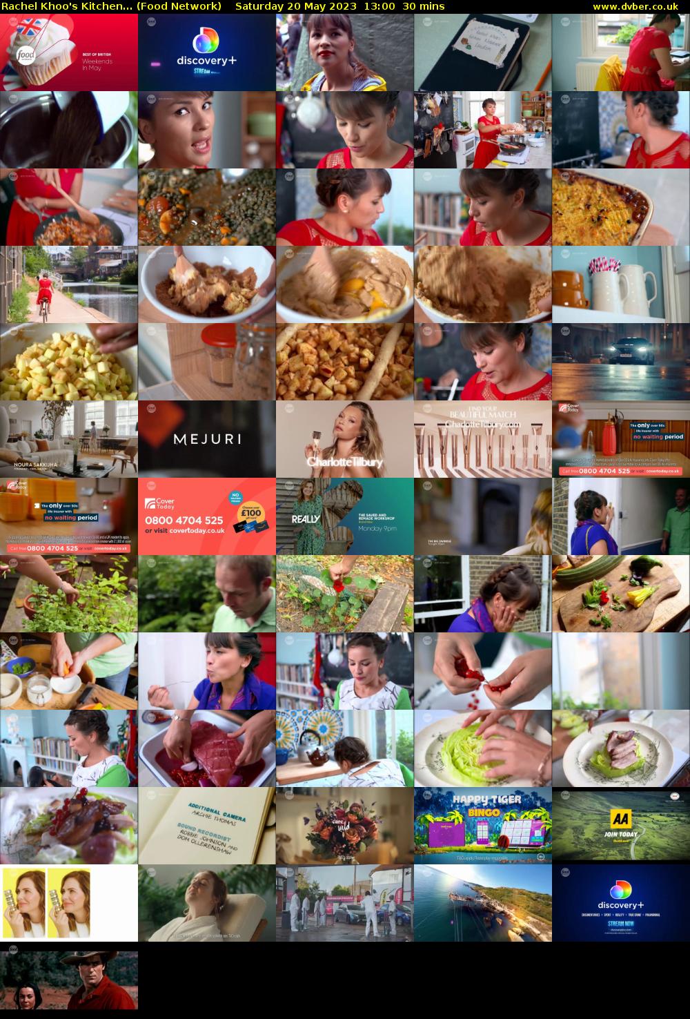 Rachel Khoo's Kitchen... (Food Network) Saturday 20 May 2023 13:00 - 13:30