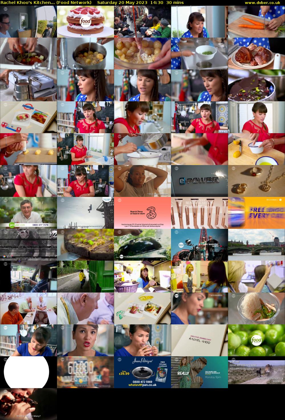 Rachel Khoo's Kitchen... (Food Network) Saturday 20 May 2023 14:30 - 15:00