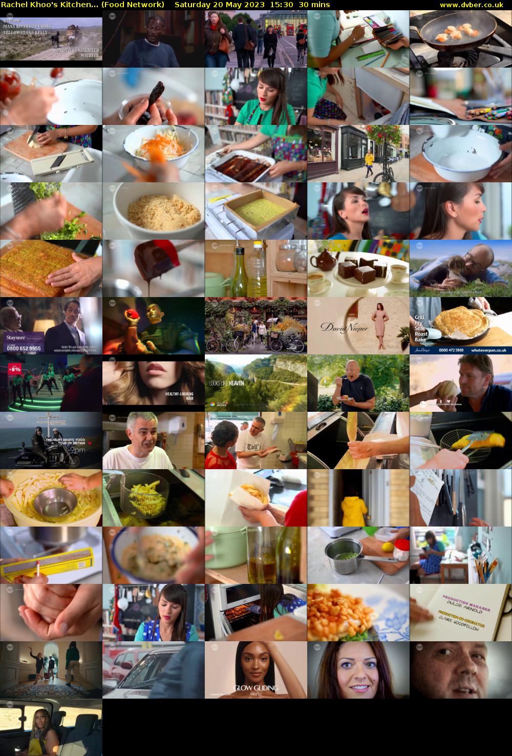 Rachel Khoo's Kitchen... (Food Network) Saturday 20 May 2023 15:30 - 16:00