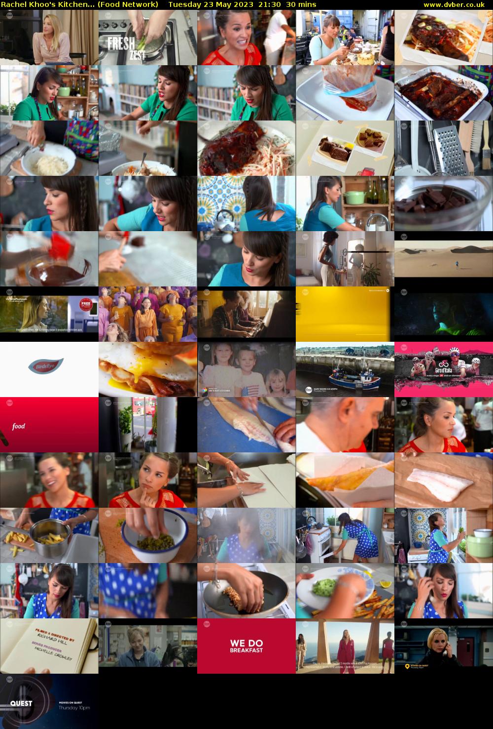 Rachel Khoo's Kitchen... (Food Network) Tuesday 23 May 2023 21:30 - 22:00