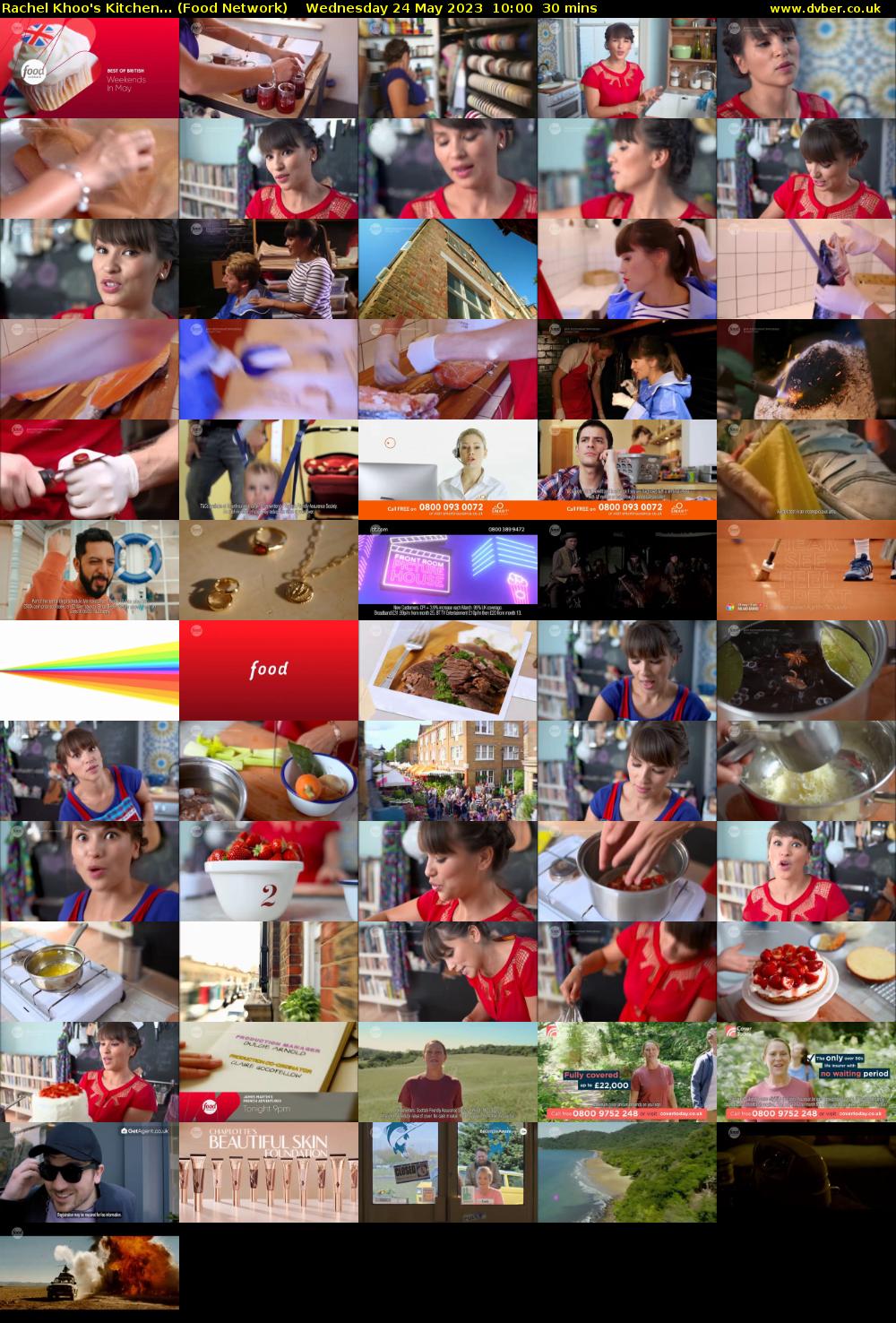 Rachel Khoo's Kitchen... (Food Network) Wednesday 24 May 2023 10:00 - 10:30