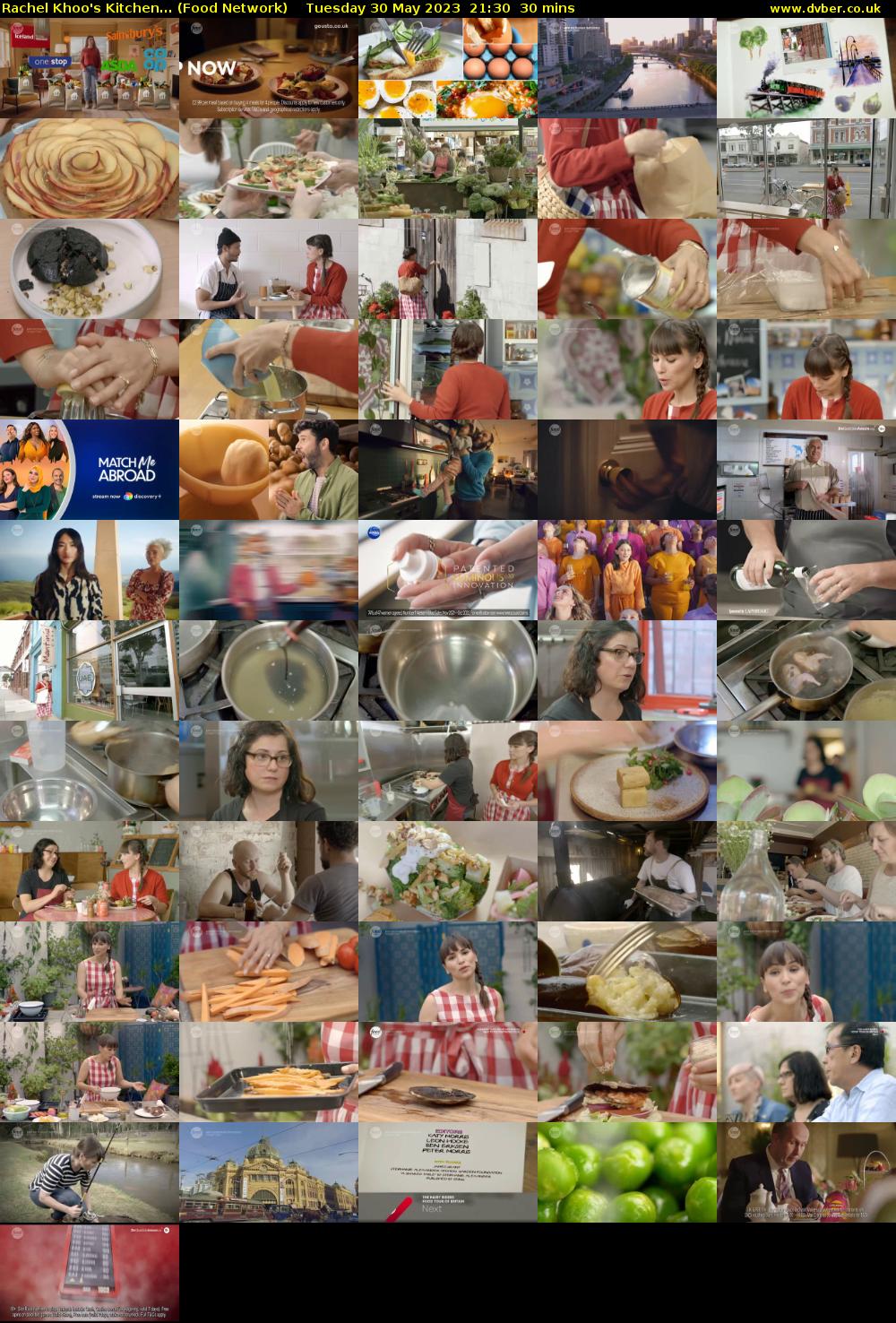 Rachel Khoo's Kitchen... (Food Network) Tuesday 30 May 2023 21:30 - 22:00