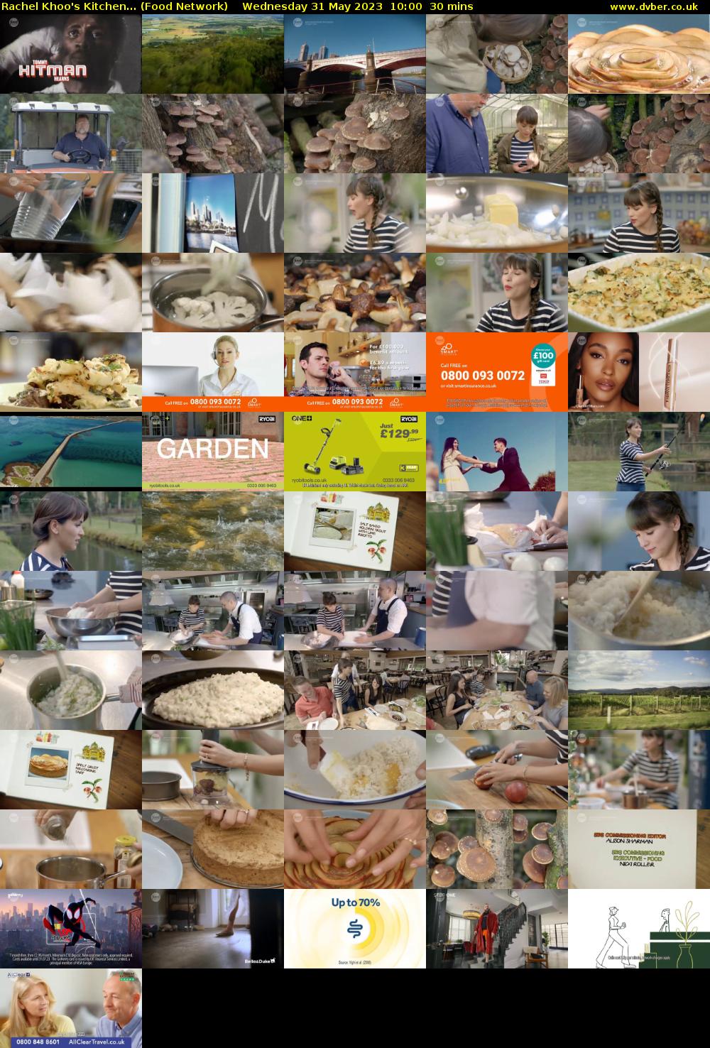 Rachel Khoo's Kitchen... (Food Network) Wednesday 31 May 2023 10:00 - 10:30